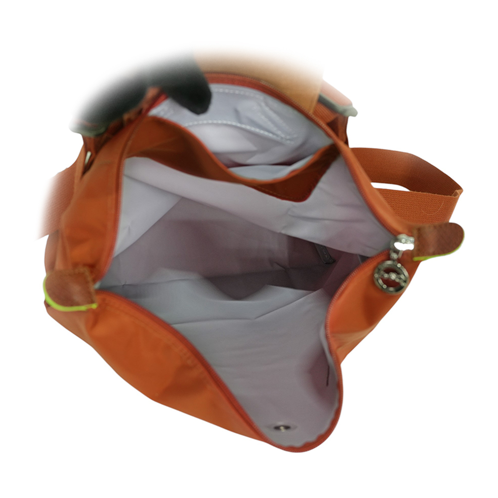 LONGCHAMP Le Pliage M 再生帆布中型折疊後背包/栗子色, , large