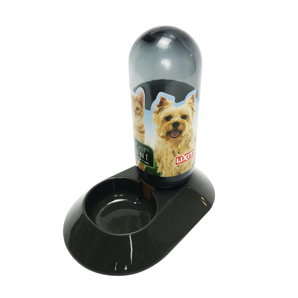 金德恩 GS MALL 台灣製造 寵物自動飲水瓶 480cc LIXIT 寵物飲水瓶 自動飲水瓶 飲水瓶 寵物用品 寵物餵食器, , large