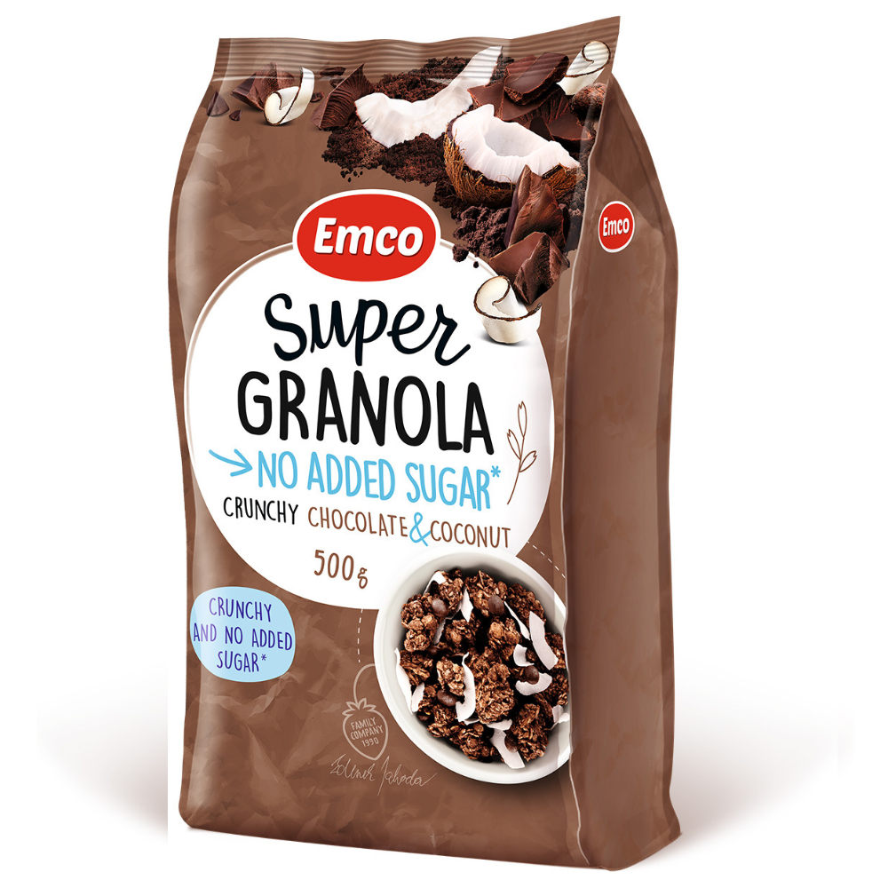 EMCO Granola no added sugar choc coconut, , large