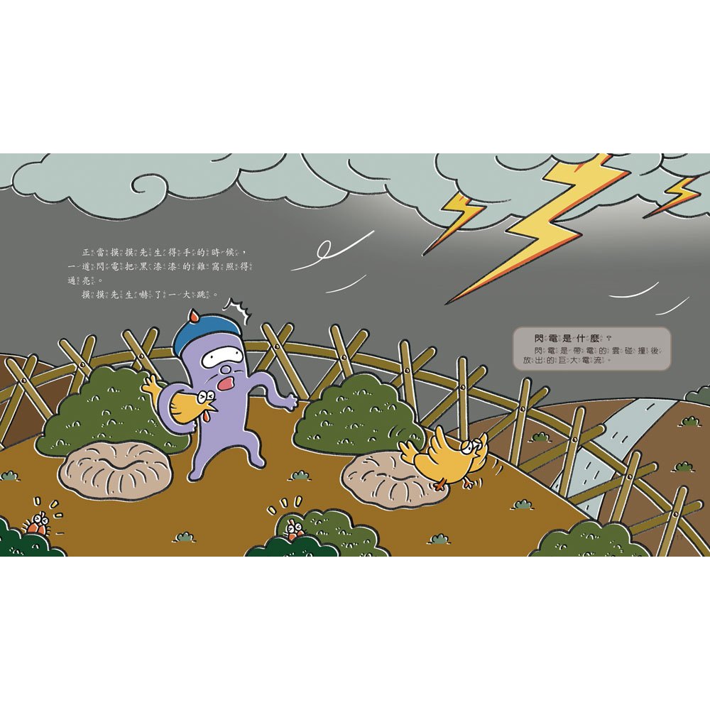 [小牛頓]逗逗鎮幼兒氣象繪本：身邊的天氣(共6冊) 適合3-8歲 平裝全彩 首套幼兒氣象繪本, , large