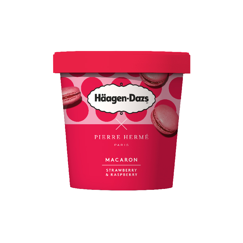 哈根達斯草莓覆盆子馬卡龍冰淇淋, , large
