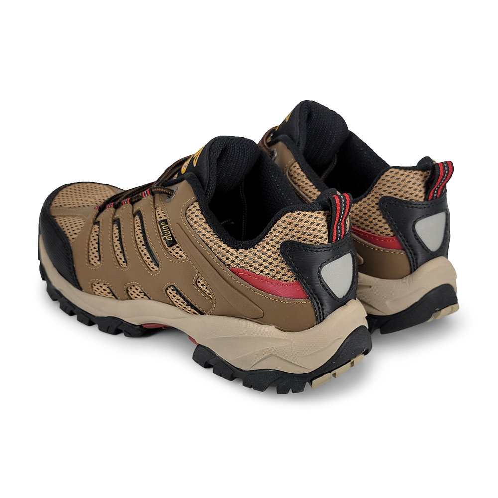 JUMP將門 透氣網布登山男鞋 男運動鞋 越野鞋 MIT台灣製 輕量 柔軟 耐穿 Q彈 釋壓 抗菌 防臭 耐磨 防滑 棕, , large