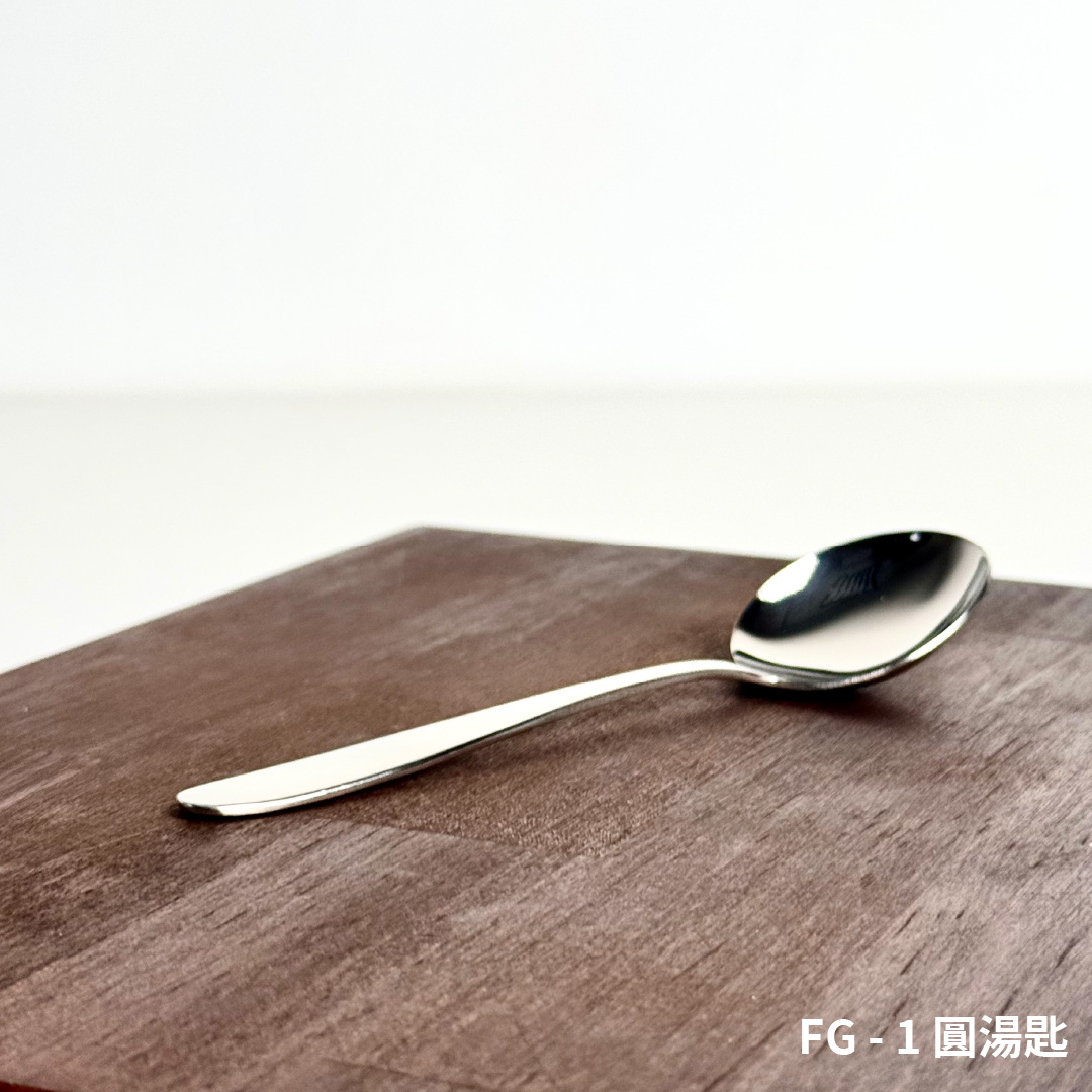 日本 ASAHI｜日本製｜18-10 不鏽鋼圓湯匙｜Family Gourmet｜FG-1, , large