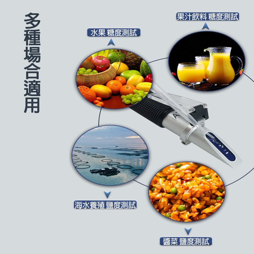 Handheld salinity thermometer (0-28%), , large