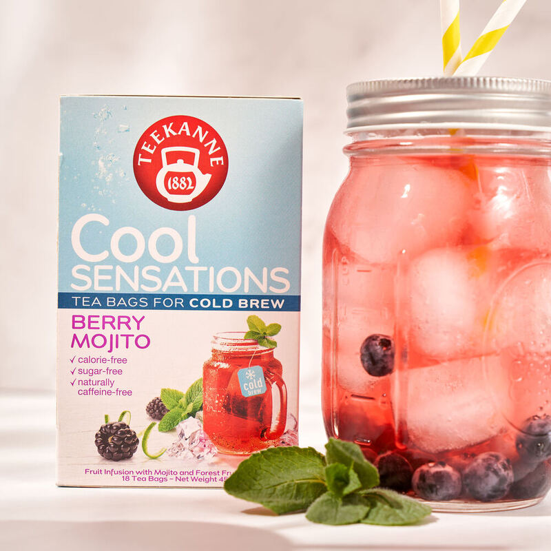 【TEEKANNE】Berry-Mojito Cold brew tea (2.5g x 18bags/box) , , large