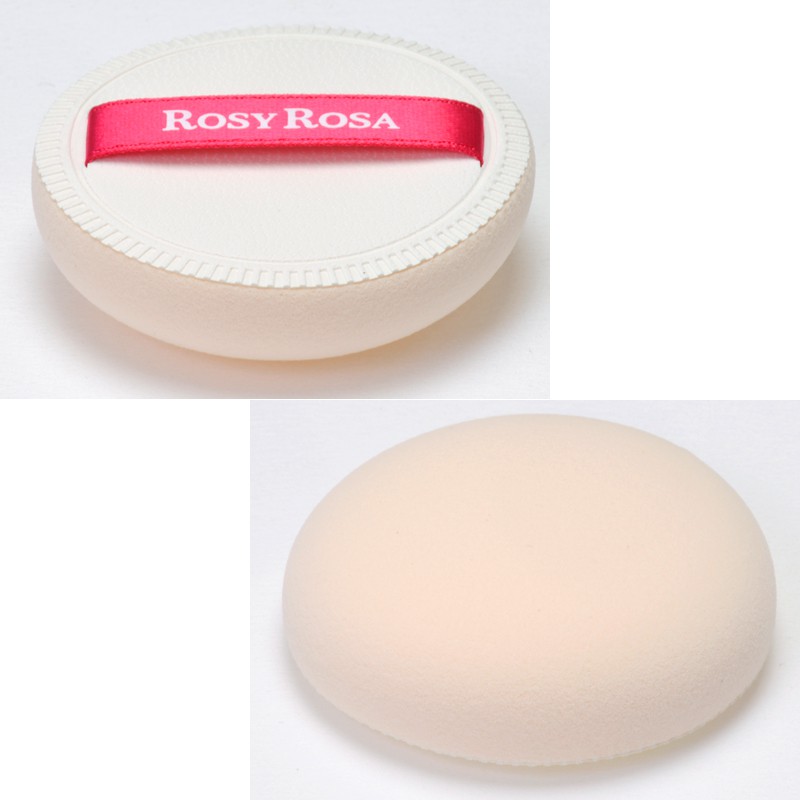 【千康購物網】ROSY ROSA 奶霜美肌空氣感粉撲(圓型) 1入【氣墊粉餅、液狀、霜狀粉底適用】, , large