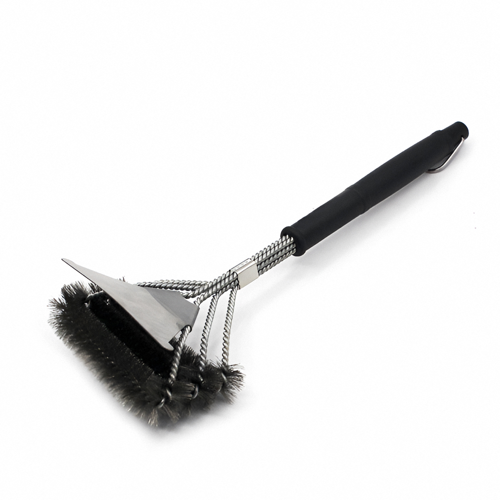 long-handle-stainless-steel-bbq-brush, , large