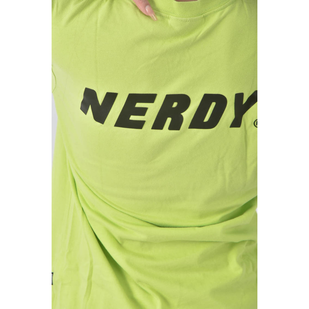 (M) nerdy韓牌螢光綠色長袖上衣二手衣, , large