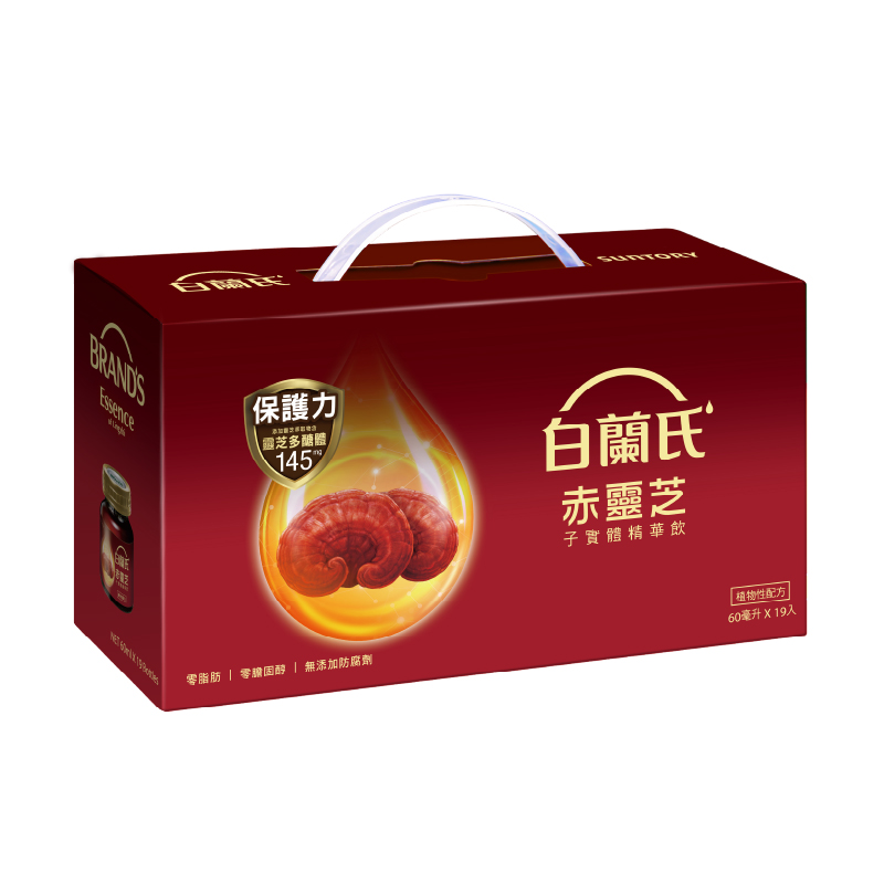 白蘭氏赤靈芝子實體精華飲60ml x19入, , large