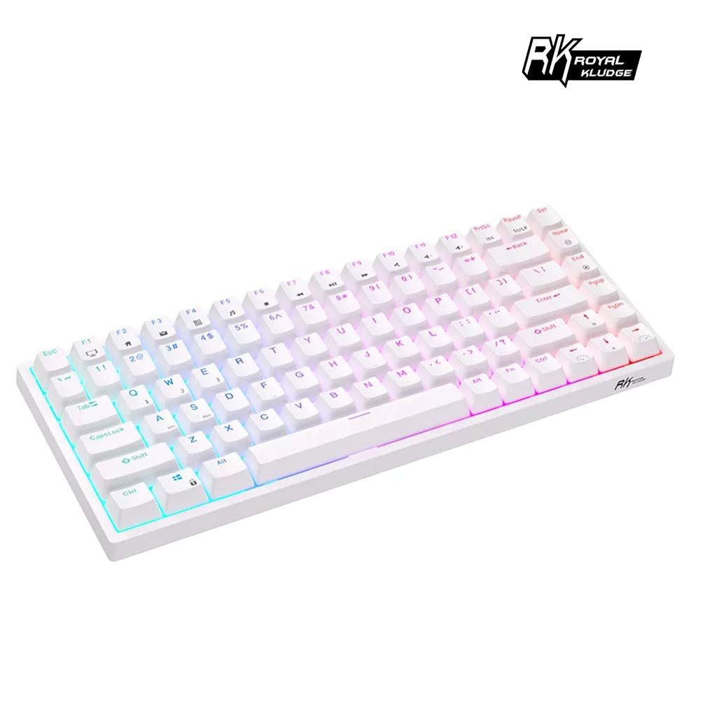 RK 75% 84 key RGB Mechanical Keyboard ( Red switches ), , large