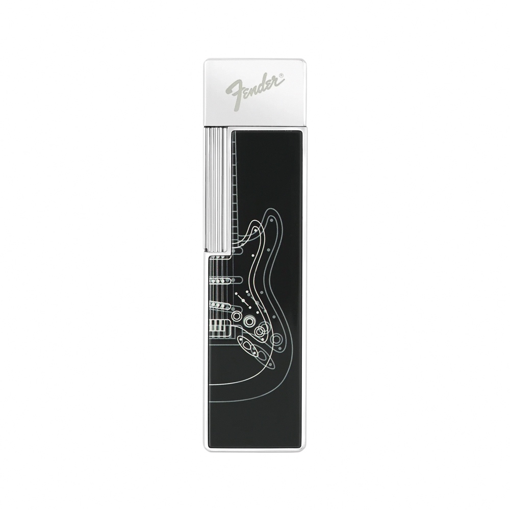 S.T.Dupont 都彭 x Fender 聯名款 Twiggy 噴射式打火機-電吉他圖騰(030025), , large