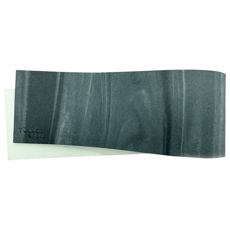 【怪獸】rubber anne 10秒頂吸 軟式珪藻土鏡台吸水墊2入組 (60x10cm) -湖水綠迷彩, , large
