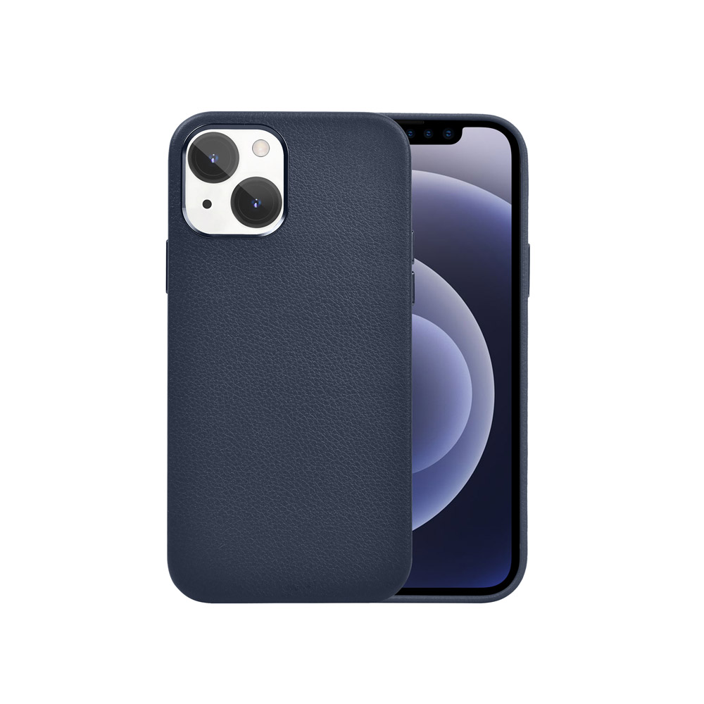 【WiWU】真皮手機殼 iPhone13 Pro Max-藍色, , large