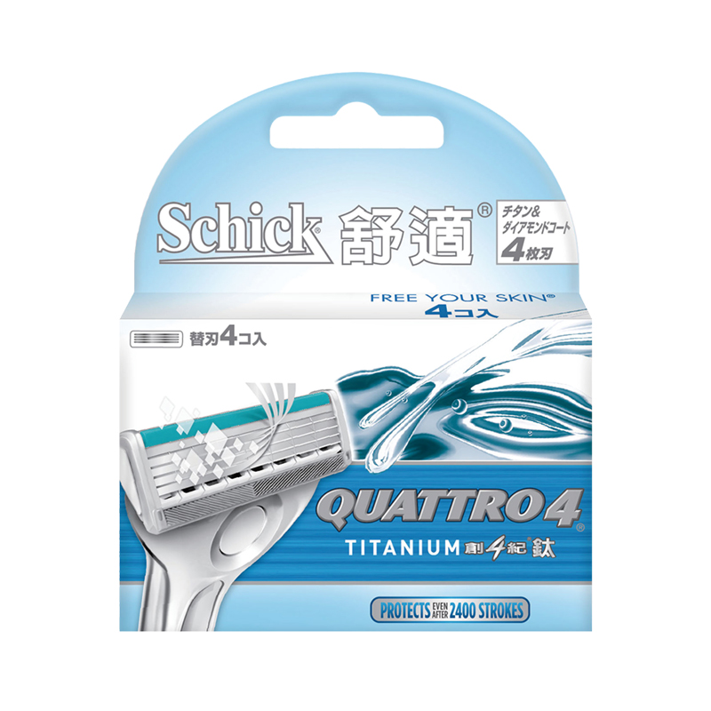 Schick Quattro 4 Titanium Refill, , large