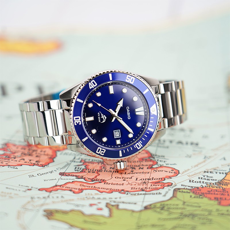 CASIO 槍魚 200米潛水錶 藍水鬼 MDV-106B-2A, , large