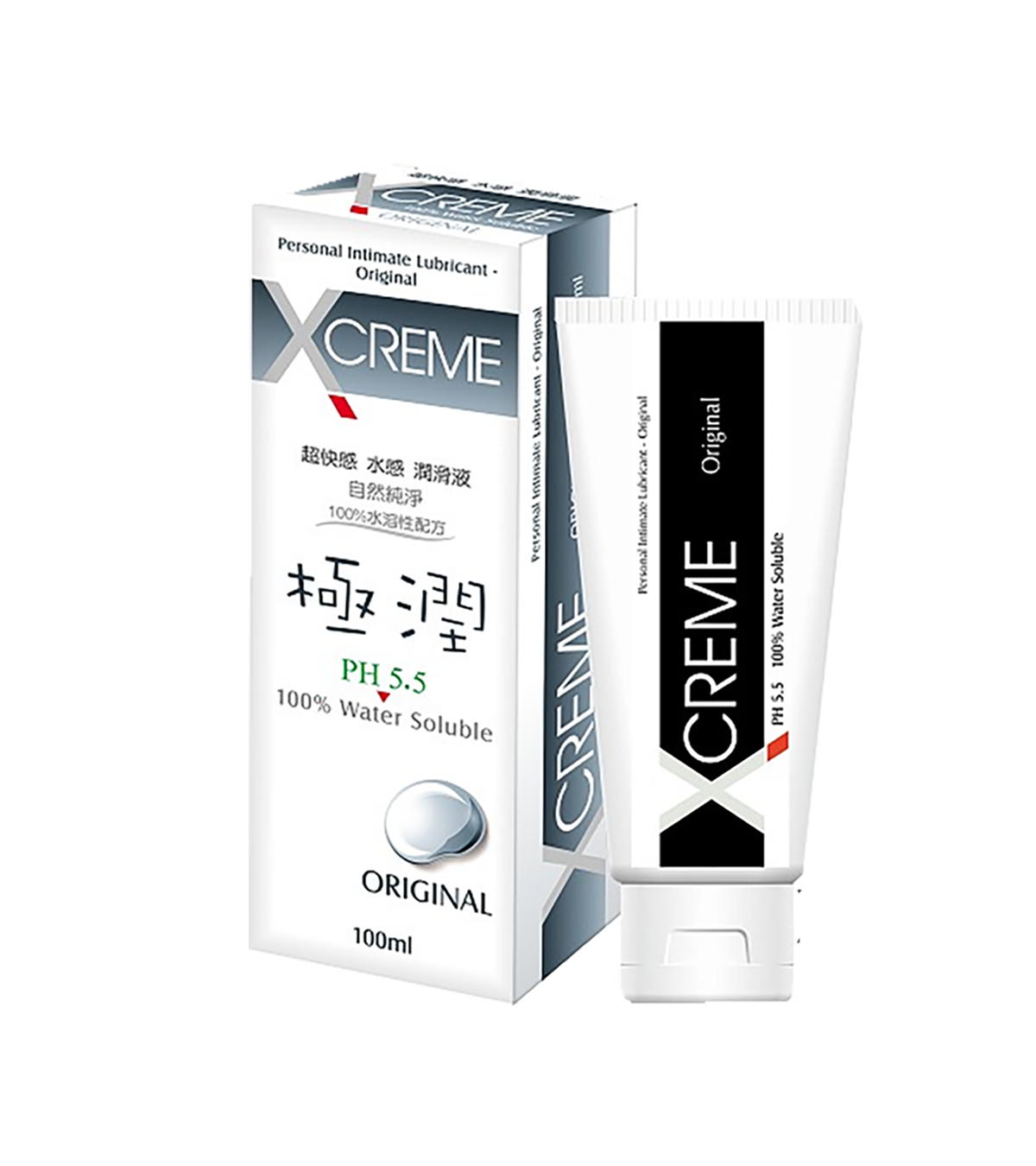【XCREME超快感】水感潤滑液 100ml 自然純淨