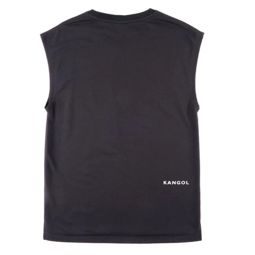 【KANGOL】運動針織背心 休閒 背心 上衣 中性 無袖 夏天, , large