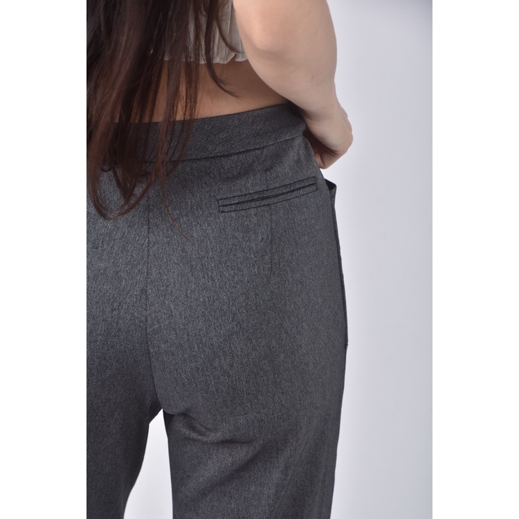 (XL) j 2 cluk高腰質感灰色長褲二手衣, , large