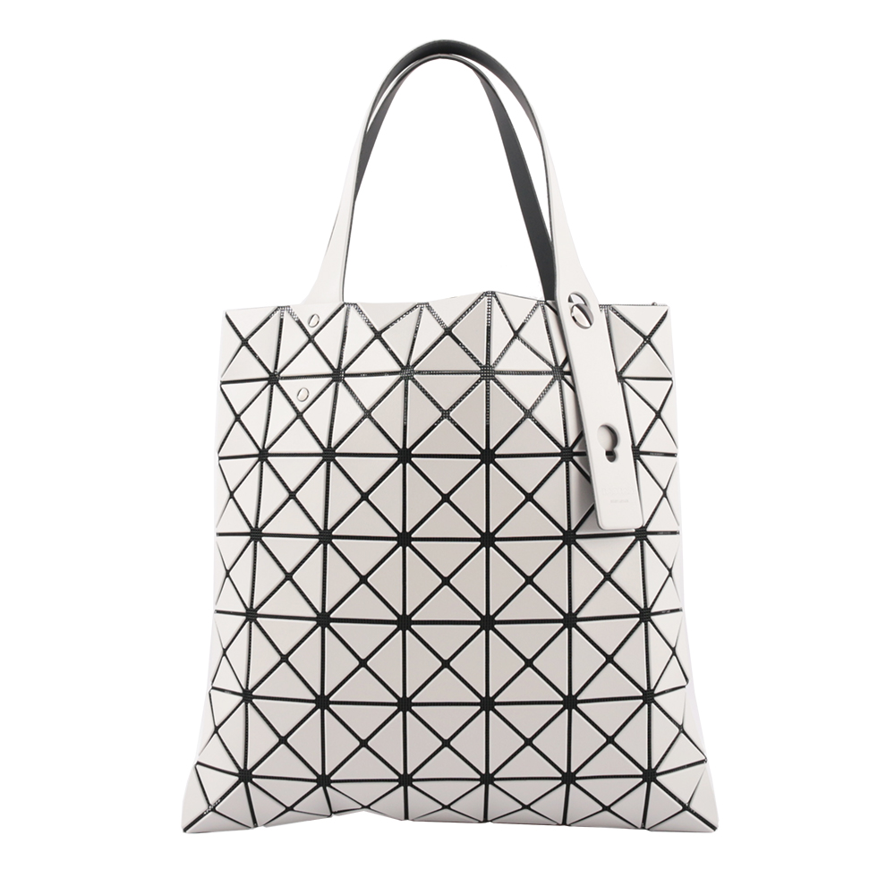 ISSEY MIYAKE BAO BAO PRISM 7X7 啞光霧面手提包/淺灰色, , large
