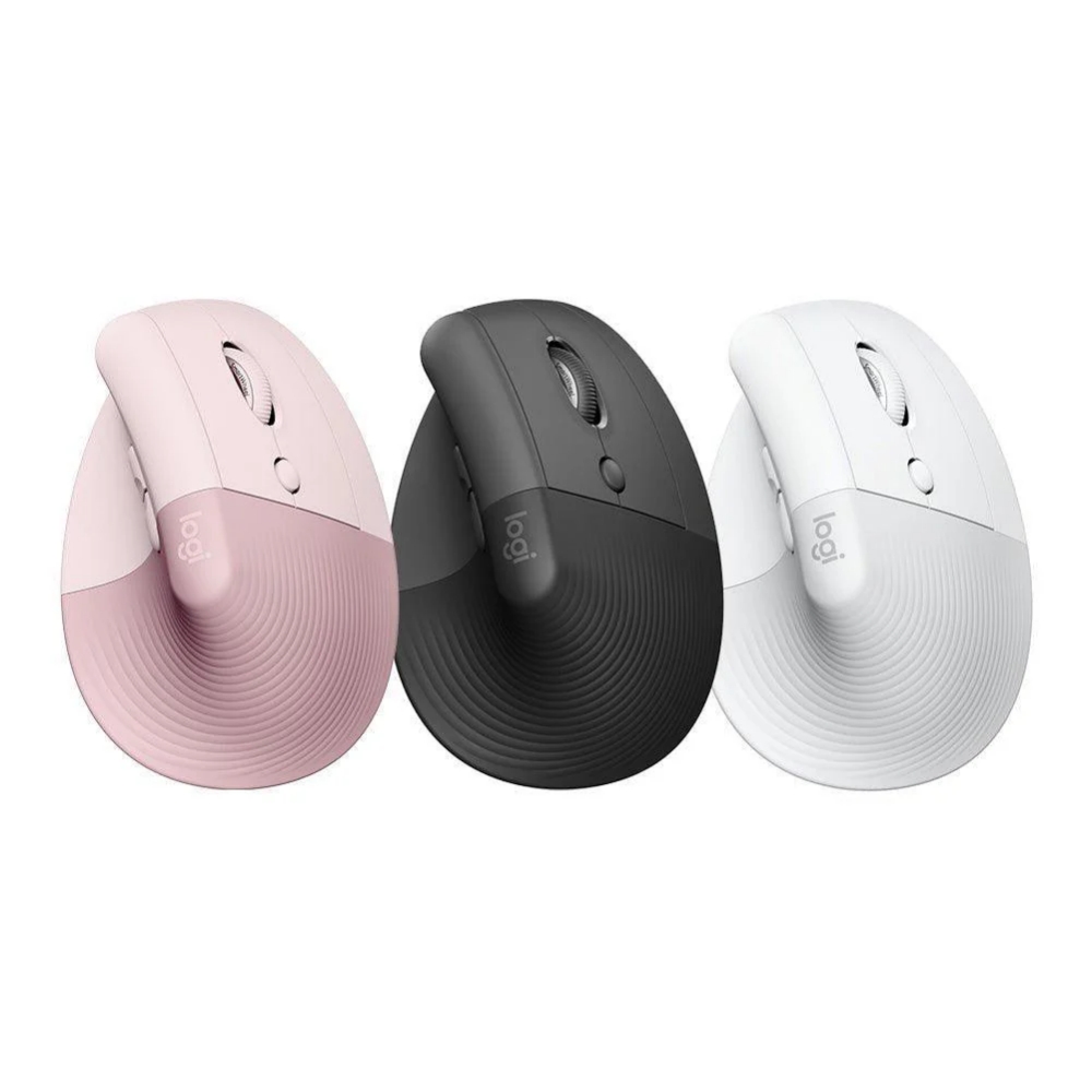 【 Logitech 羅技 】LIFT 石墨灰 人體工學 垂直滑鼠, , large