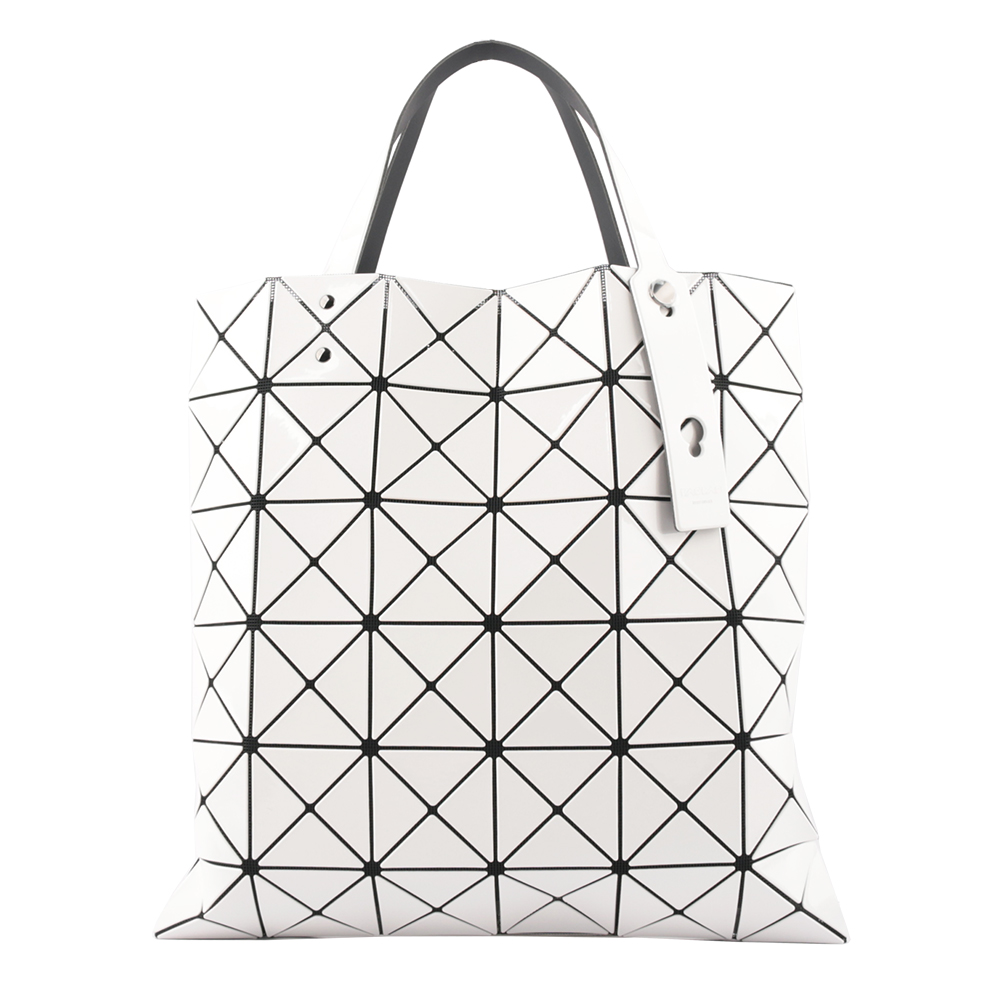 ISSEY MIYAKE BAO BAO LUCENT 6X6 亮面手提包/白色, , large