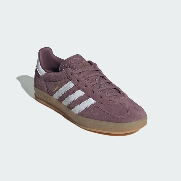 Kixpress-Adidas Gazelle Indoor W 女 運動休閒鞋 德訓鞋 復古 舒適 穿搭 藕紫 [IH5483], , large