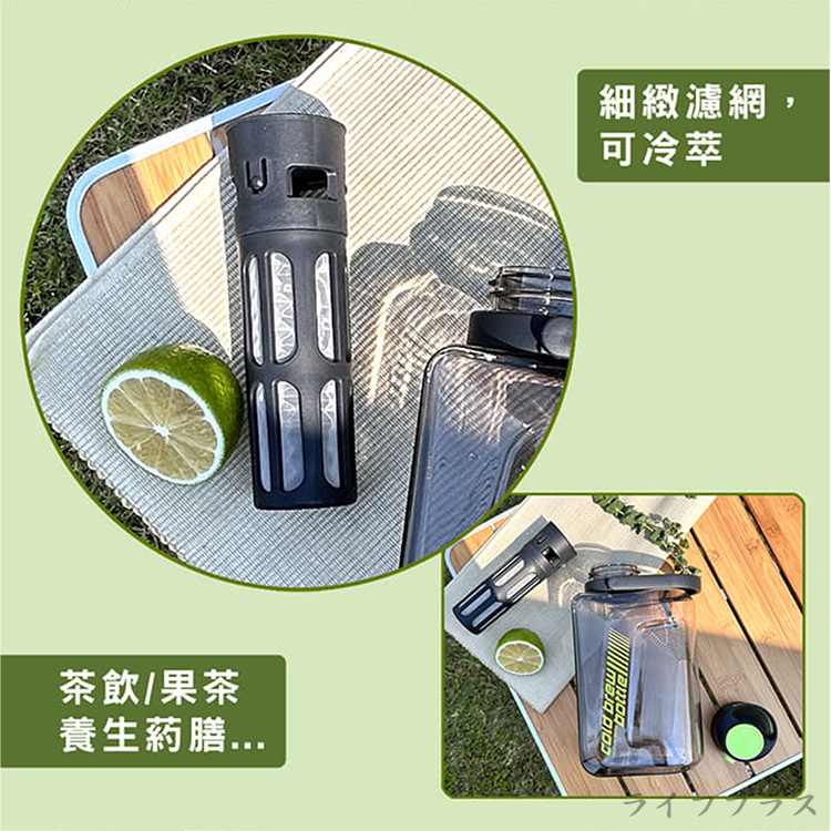 仙德曼Tritan冷萃壺-2000ml-白色-1支, , large