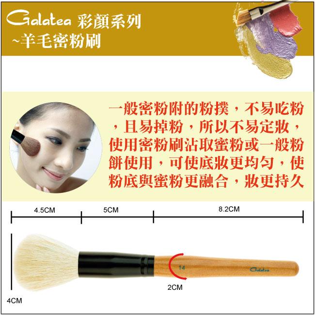 【Galatea葛拉蒂】彩顏系列-羊毛蜜粉刷+腮紅刷, , large
