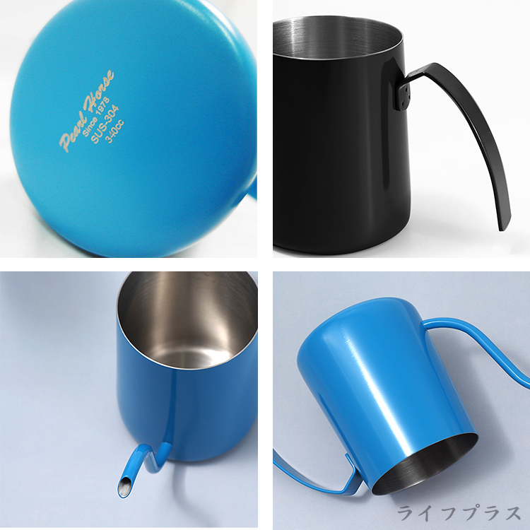 日本寶馬牌掛耳式手沖壺-350ml-水藍色-2支, , large