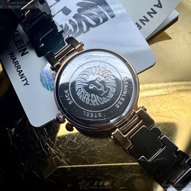 [星晴錶業]ANNE KLEIN手錶,30mm,AN00459黑色錶面黑錶殼深黑色陶瓷錶帶款, , large