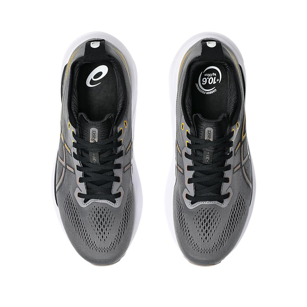 [秉宸] ASICS GEL-KAYANO 31 (2E) 慢跑鞋 鐵灰黃 寬楦 1011B869-022, , large