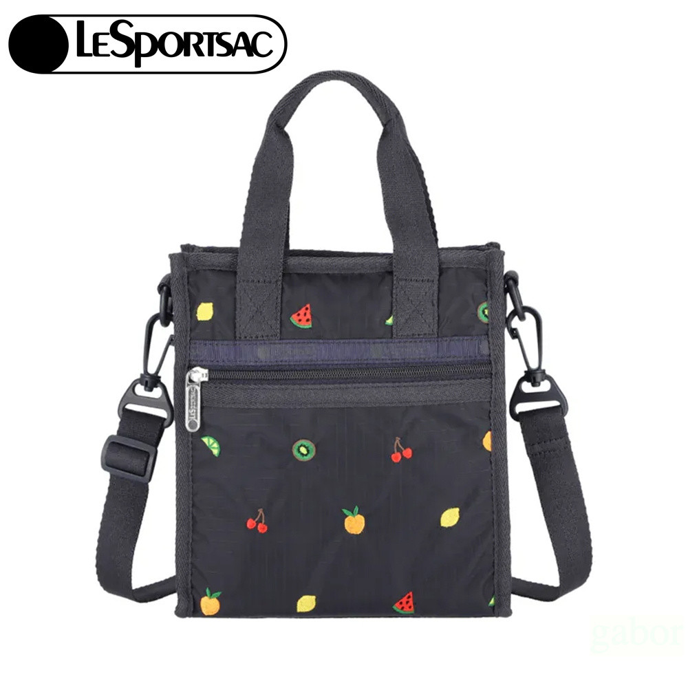 Lesportsac MINI N/S TOTE 迷你方型托特包 -鮮果彩繡