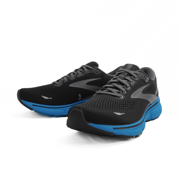 Brooks Ghost 15 男 慢跑鞋 運動 路跑 魔鬼系列 15代 緩衝 透氣 黑藍 [1103931D056], , large