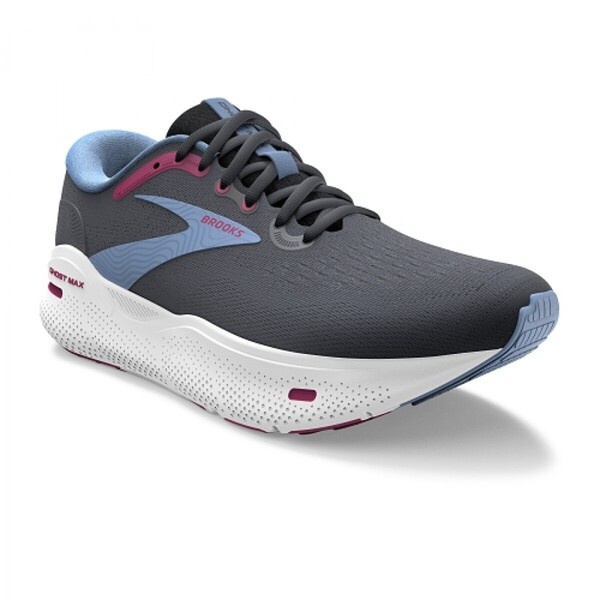 Brooks Ghost Max 女 慢跑鞋 路跑 避震緩衝 魔鬼系列 寬楦 深藍 [1203951D082], , large