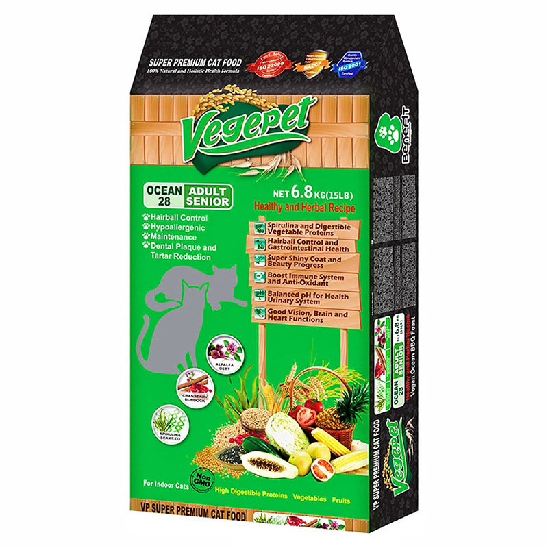 【VegePet 維吉】VP專業級素食貓糧6.8kg-化毛配方