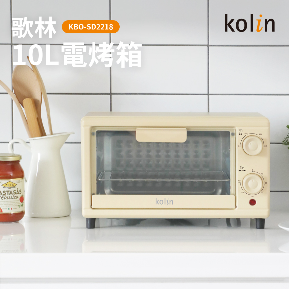 【歌林】10L雙旋鈕電烤箱KBO-SD2218, , large