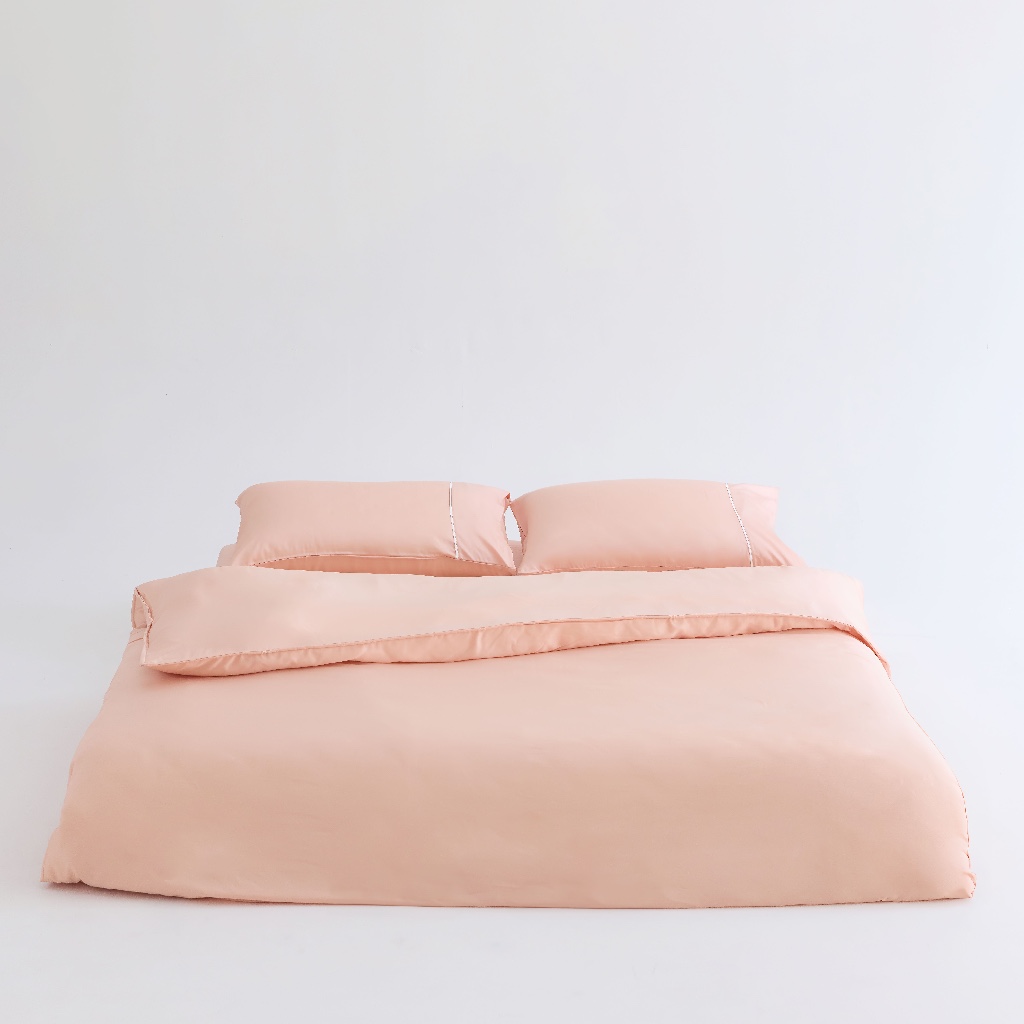 DOTDOT Lite - 『蜜橙色』床包枕套組/兩用被/寢具組｜Classic系列｜60s天絲萊賽爾, , large