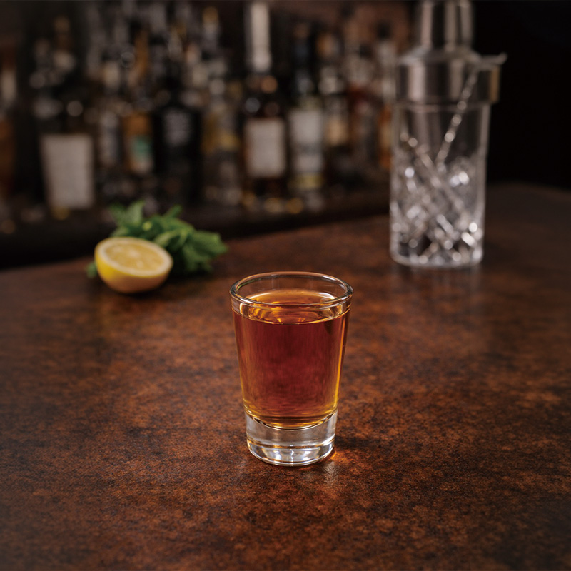 [巴果果]SHOT杯 烈酒杯 子彈杯 厚底杯 一口杯 喇叭杯 GU-LG-440601(1盒12個), , large