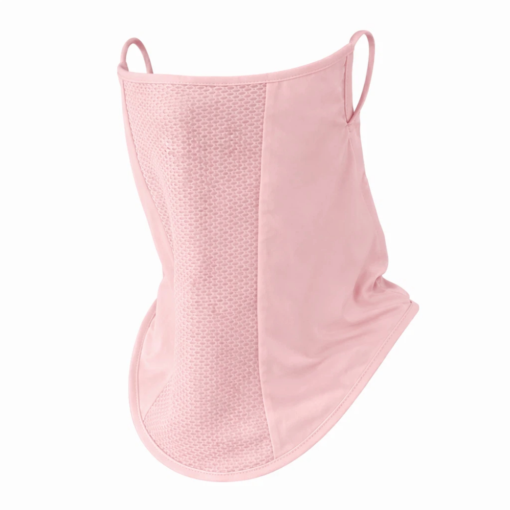 【A&R】UPF50+ 冰絲涼感透氣防曬面罩 掛耳式網眼款 五色任選, , large