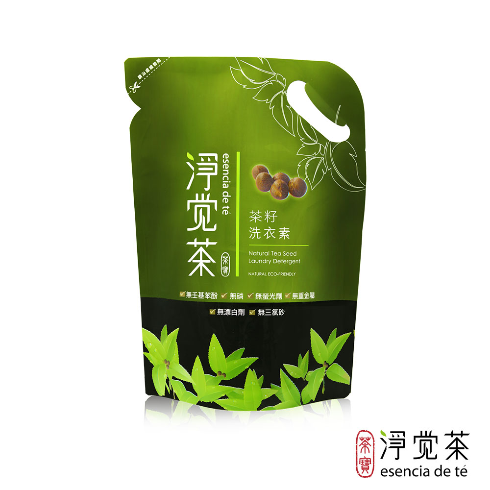 [茶寶]淨覺茶 天然茶籽洗衣素補充包 1.8kg, , large