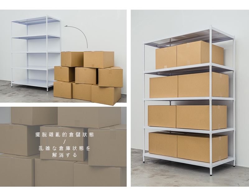 【Y HOUSE】120x60x210公分 五層無洞鐵板收納層架 置物架 鐵架-烤漆黑, , large