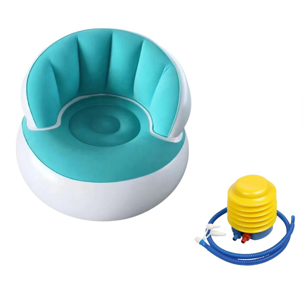 PVC single flocked sofa, inflatable beanbag sofa, foldable and storable, outdoor sofa, portable for office, leisure, home, and camping.