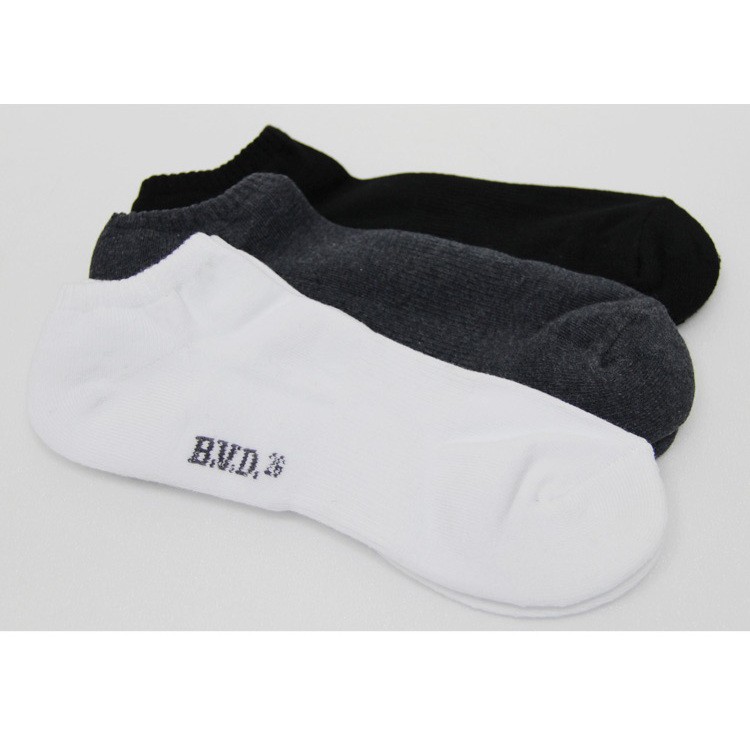 【BVD】男毛巾底船型襪<灰>B293 氣墊 男襪 運動襪, , large