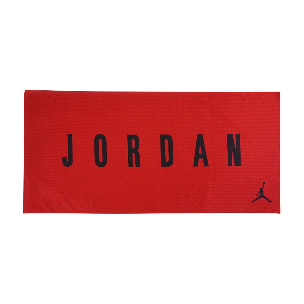 NIKE JORDAN COOLING TOWEL MEDIUM 毛巾 75x35cm 運動毛巾 涼感 冰感 輕柔 紅