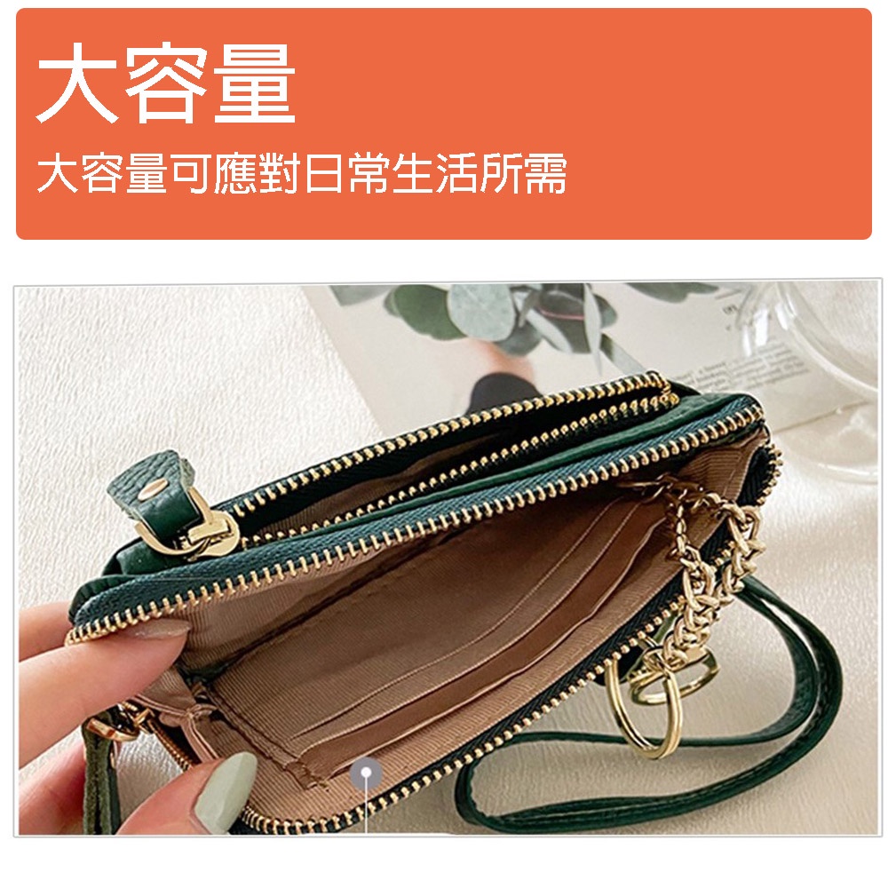 【牛皮零錢包】SPRING-真皮頭層牛皮短夾零錢包 招財真皮頭層牛皮錢包牛皮男女通用-多色, , large