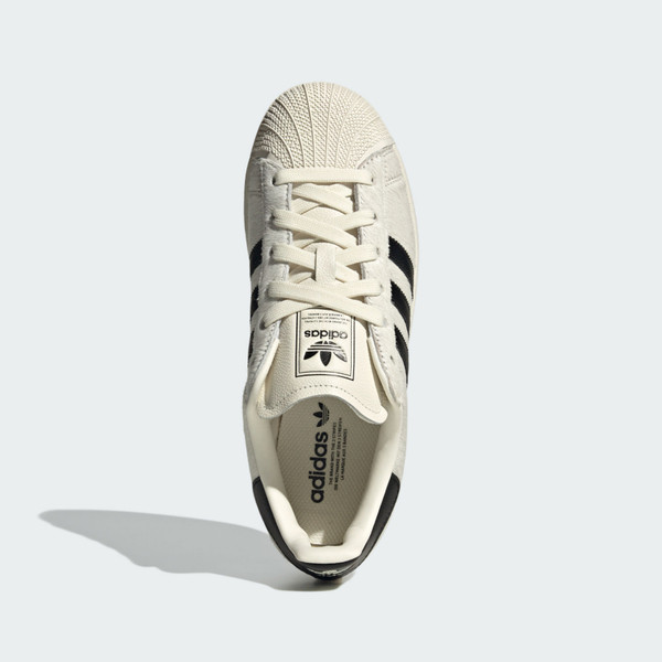 Kixpress-Adidas Superstar Ii W 女 運動休閒鞋 貝殼頭 馬毛 舒適 米 白 [JQ7418], , large