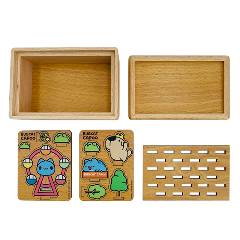 [九越]咖波木質百寶盒, , large