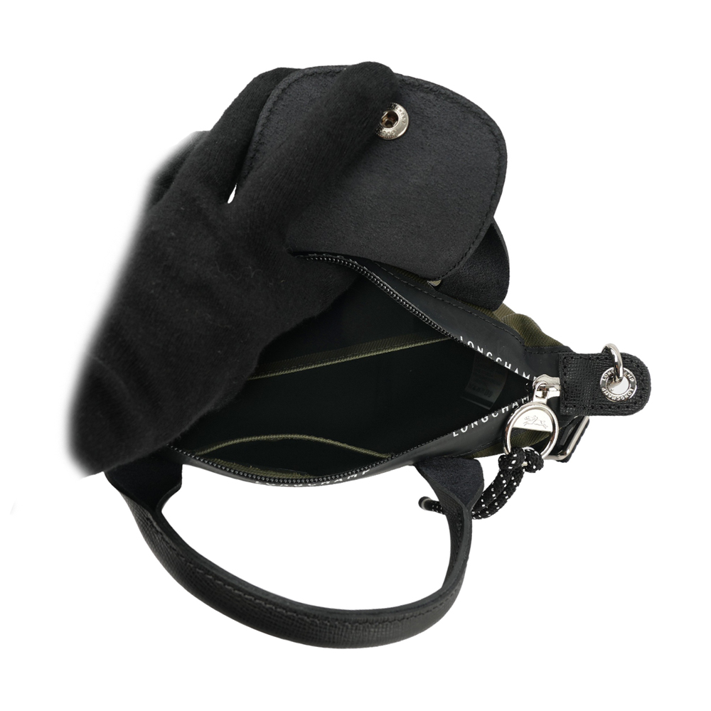 LONGCHAMP LE PLIAGE ENERGY 迷你再生帆布二用包/卡其綠, , large