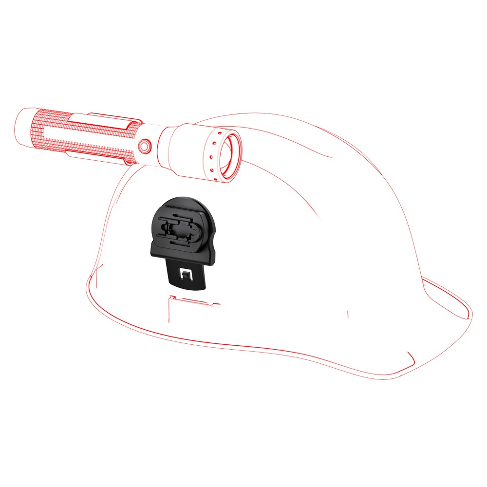【德國Ledlenser】Euroslot A 型安全帽手電筒扣具, , large