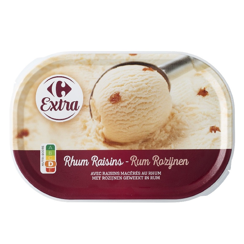 C-Rum/Raisin Ice Cream 500G, , large